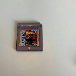 Vintage Godzilla red Gameboy game